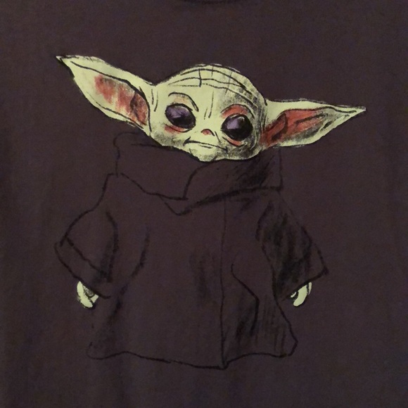Yoda Gray T-Shirt Mens Medium M Star Wars - Picture 3 of 15
